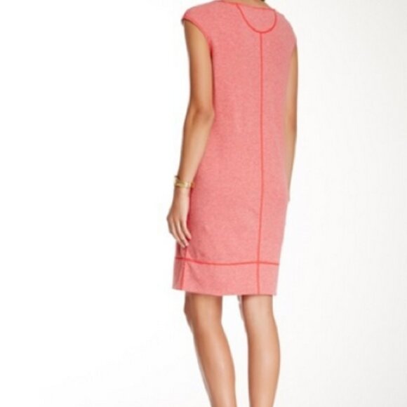 Tommy Bahama Lighthouse Reversible Wide Scoop Neck Dress w Horizontal Pinstripes - Picture 6 of 15